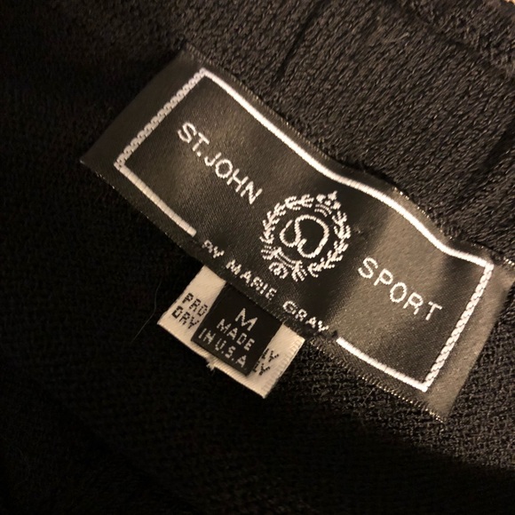 ST JOHN SPORT Black Knit Skirt - Picture 3 of 3